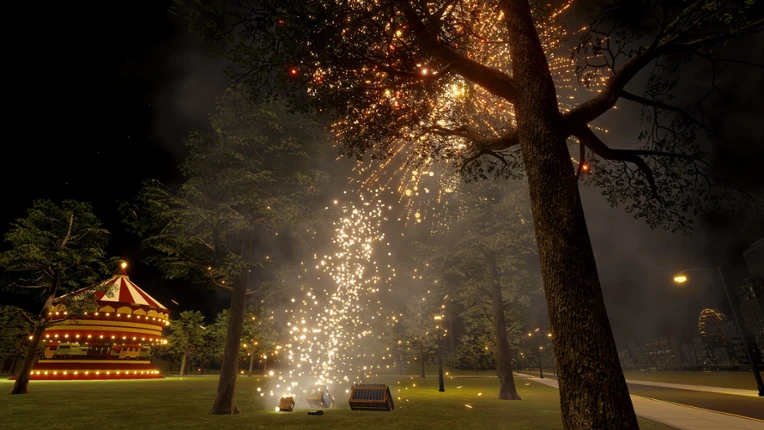 Fireworks Show Simulator screenshot