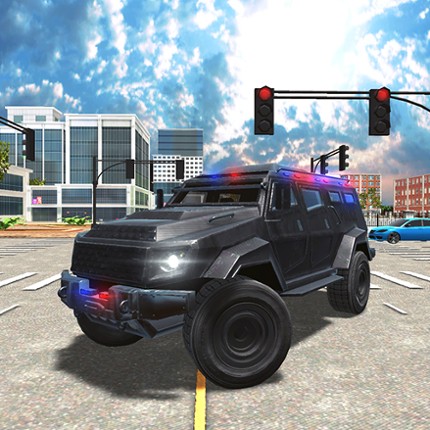 American Police Car Game Image