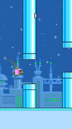 Flappy Nyan: flying cat wings screenshot