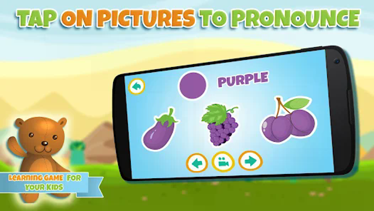 Learning colors for toddlers screenshot