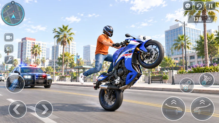 Wheelie Bike: Moto Stunt Image