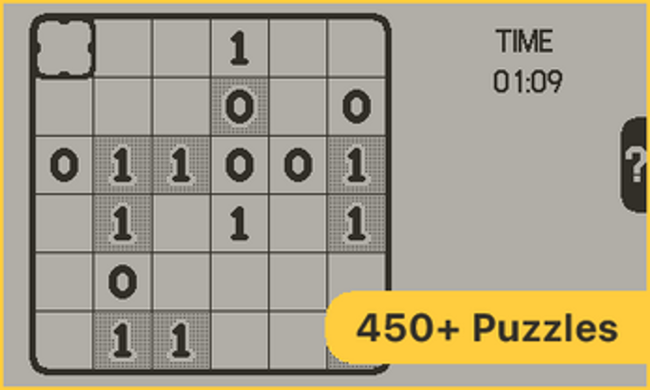 Binairo - Logic Puzzle (Playdate) screenshot