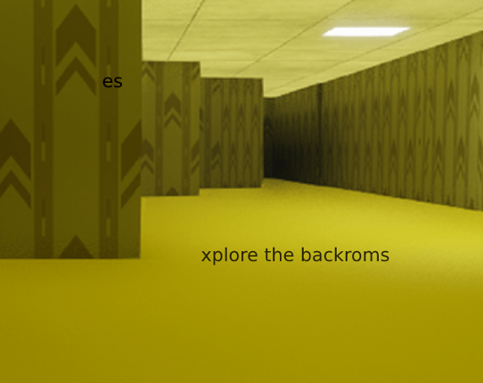 Explore The backrooms Game Game Cover