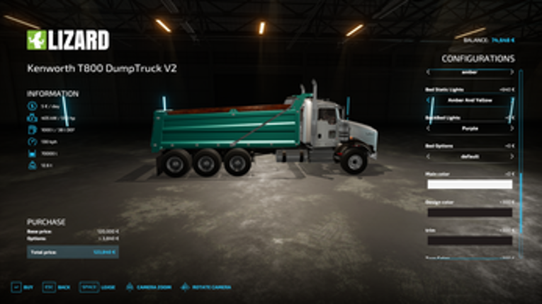 Kenworth T800 Dump truck V2 screenshot