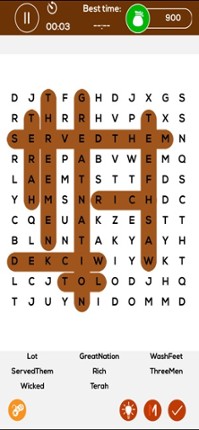 Giant Bible Word Search Puzzle Image