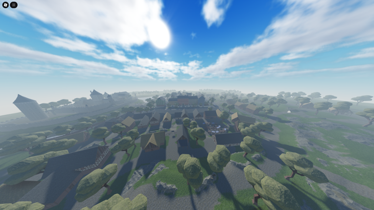 Medieval City Map – Roblox Castle & Town Roleplay World Image