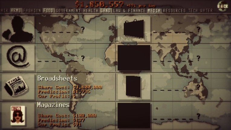 MEGALOMANIAC screenshot