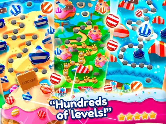 Muffin Factory Match 3: Move and Connect Cakes screenshot