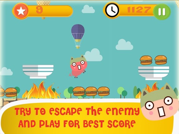 Pig Run Away - The parkour pig rush on road trip Image