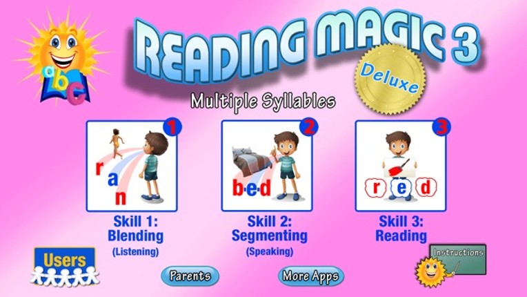 READING MAGIC 3 Deluxe-Learning to Read Consonant Blends Through Advanced Phonics Games screenshot