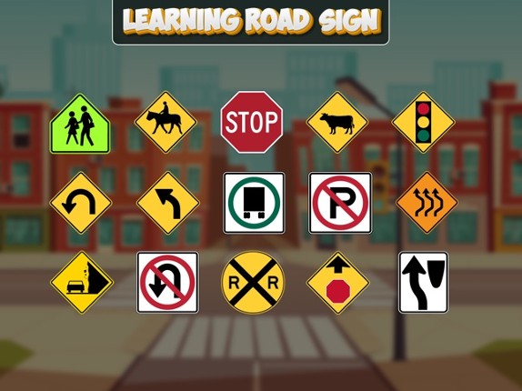 Road Sign Education Game Image
