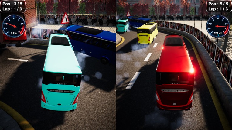 Bus Simulator Racing Multiplayer Game Image