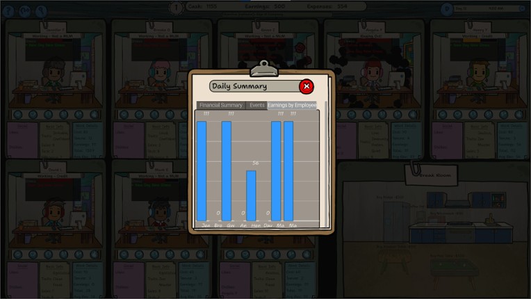 Call Center Tycoon screenshot