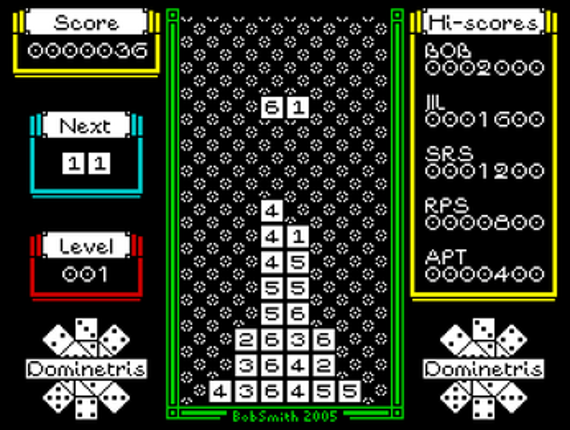 Dominetris screenshot