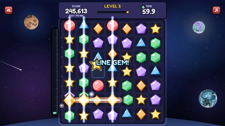 DOPA-MATCH3: Cosmic Journey screenshot