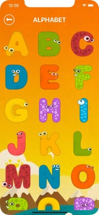 English Alphabet Learning 123 screenshot