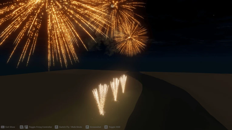 Fireworks Show Simulator screenshot