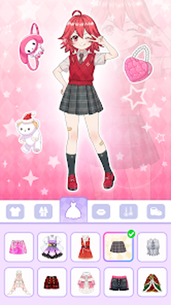 Anime Dress Up & Makeup Doll screenshot