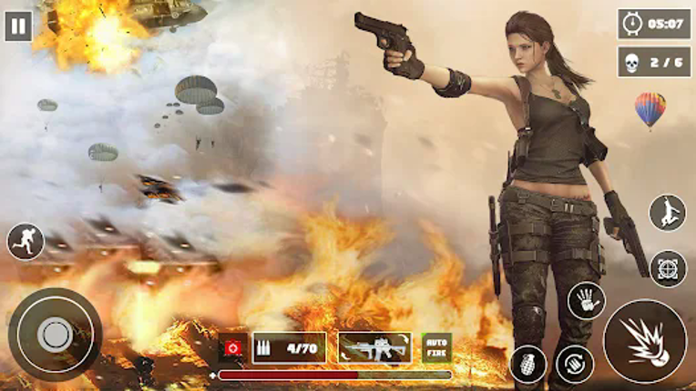 Fire Battleground Squad: Guns Image