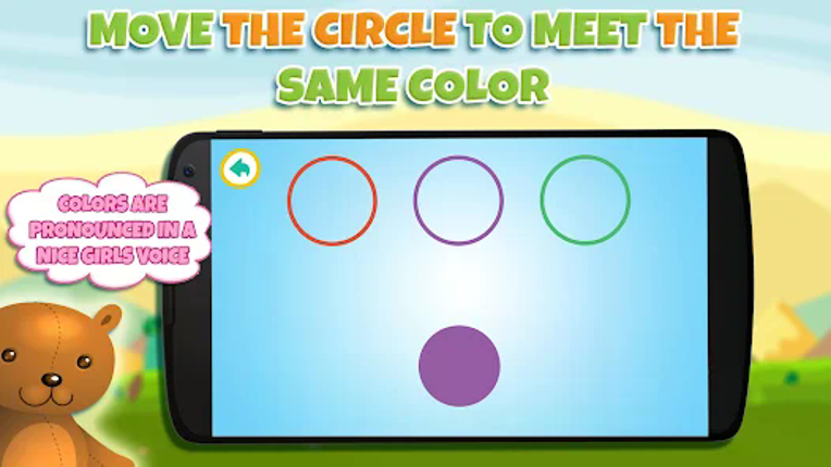 Learning colors for toddlers screenshot