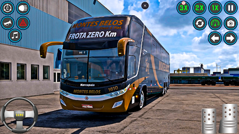 Euro Bus Driving Bus Game 3D Image