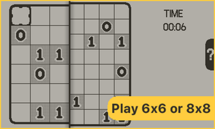 Binairo - Logic Puzzle (Playdate) Image