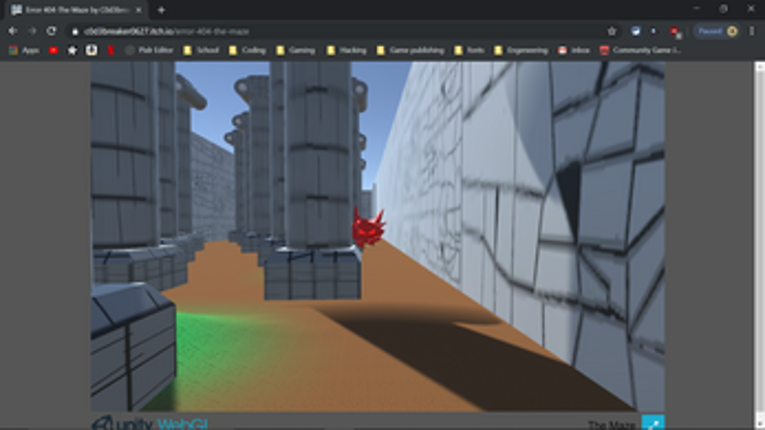 Error 404-The Maze(Web playable) screenshot