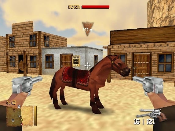 Guns and Spurs 3D Image