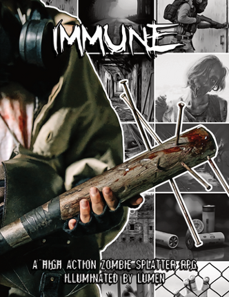 Immune, a post-apocalypse zombie-splatter ttrpg illuminated by shadow screenshot