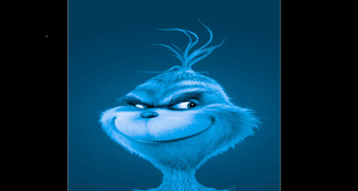 Scary blue grinch Image