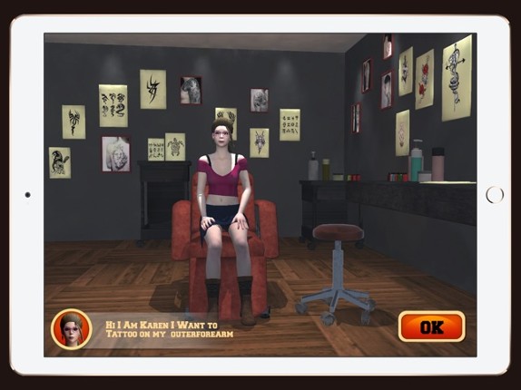 Tattoo Studio Simulator 3D screenshot