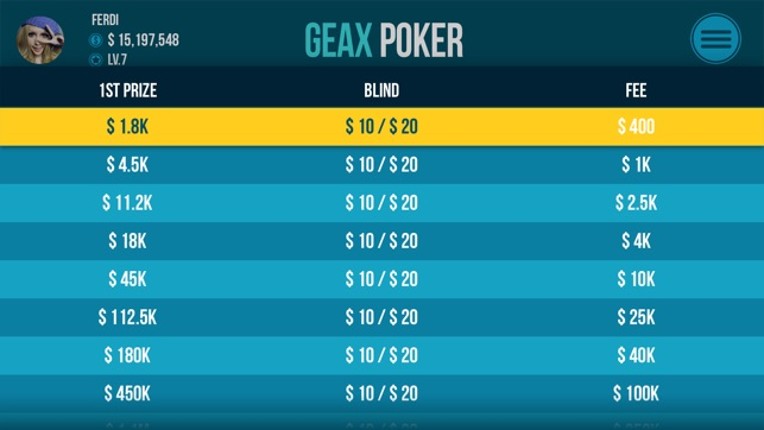 Texas Holdem Poker - Poker KinG - TV Image