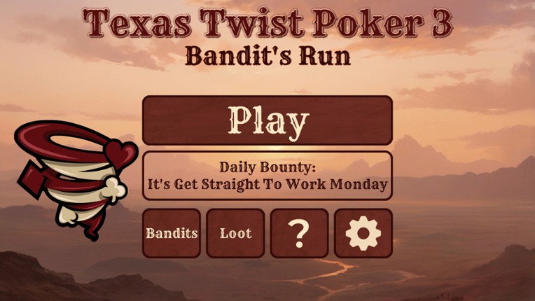 Texas Twist Poker 3 Bandit's Run screenshot