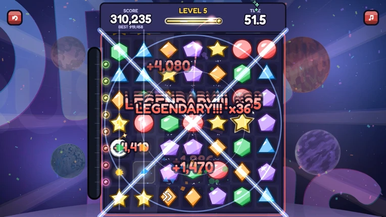 DOPA-MATCH3: Cosmic Journey screenshot