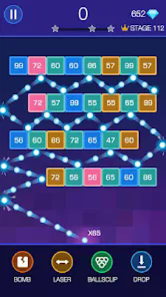 Bricks Breaker - Glow Balls screenshot