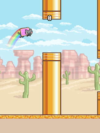 Flappy Nyan: flying cat wings screenshot