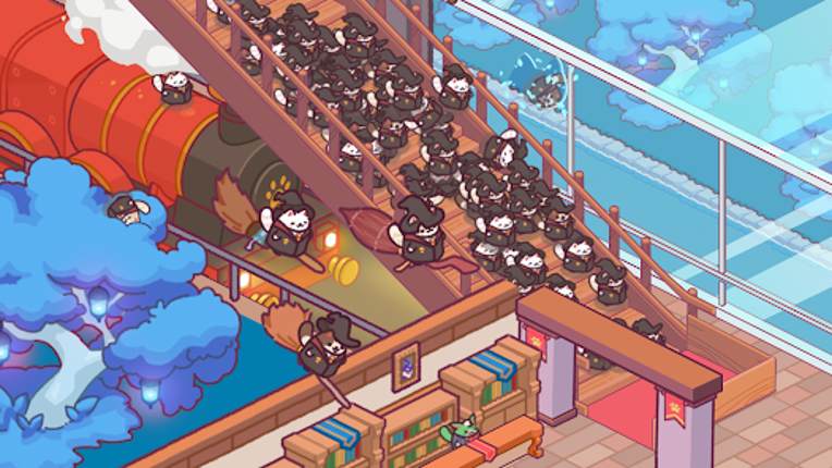 Cat Magic School : Cute Tycoon screenshot