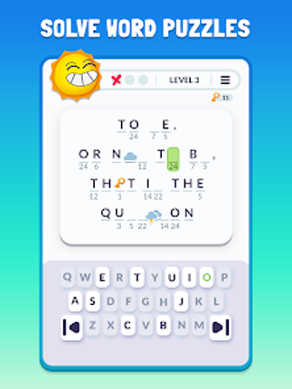 Cryptogram: Logic Puzzle Game screenshot