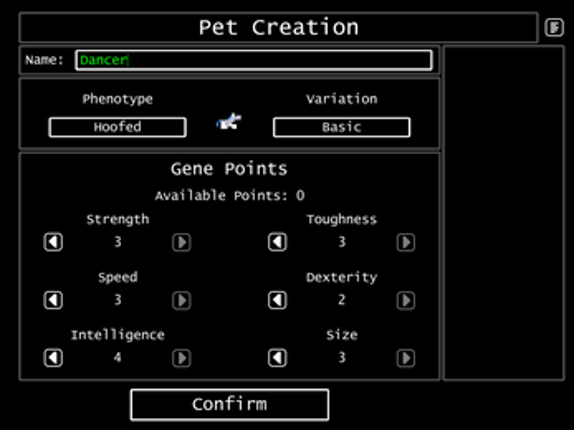 Genepet screenshot
