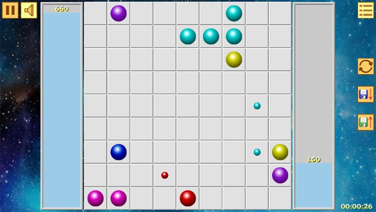 Lines of Balls screenshot