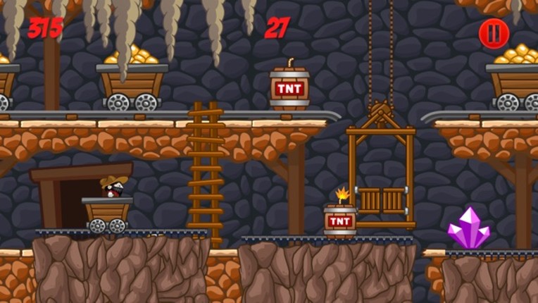Mine Shaft Madness Game - The Gold Rush California Miner Games Image