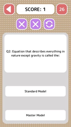 Physics Quiz - Game screenshot