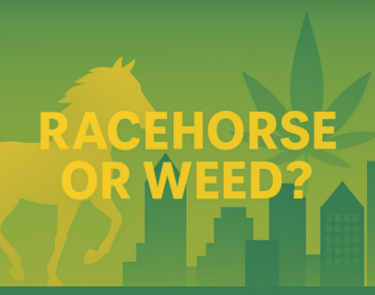 Racehorse or Weed Strain Image