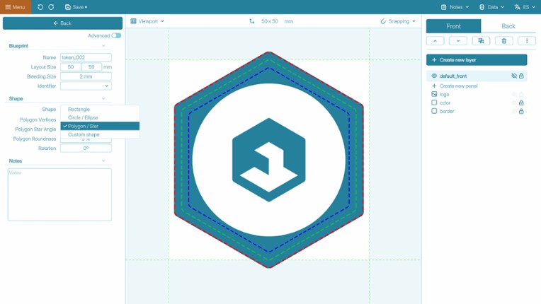 Tabletop Creator Pro screenshot