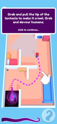 Tentacle Monster 3D screenshot