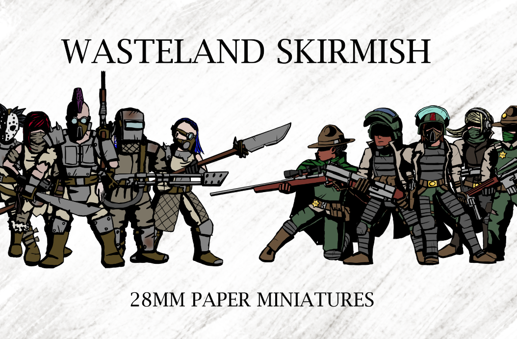 Games like Wasteland Skirmish - Paper Minis