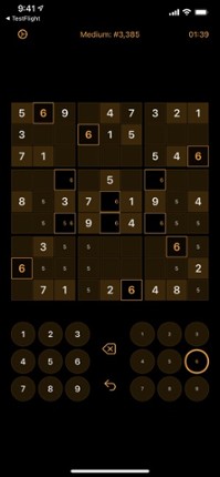 Apparent Sudoku screenshot