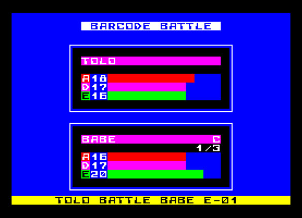 Barcode Battle (ZX Spectrum) by Matthew Begg Image