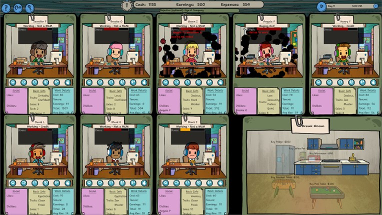 Call Center Tycoon screenshot