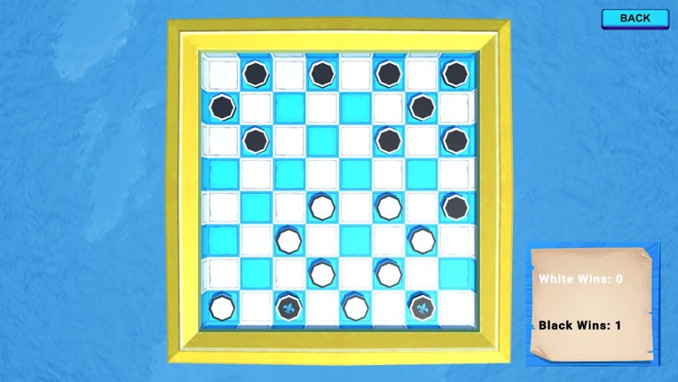 Checkers Multiplayer: Two Player Board Game Image